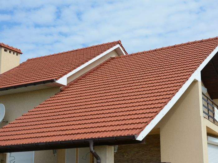 clay tiled roof